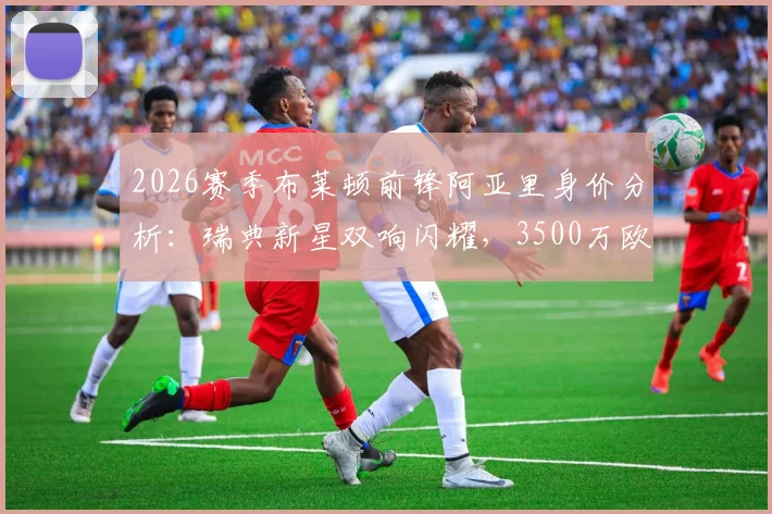 2026赛季布莱顿前锋阿亚里身价分析:瑞典新星双响闪耀,3500万欧价值几何?